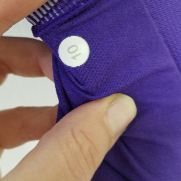 Energy bra, purple micro stripe, size 10 - Picture 4 of 4